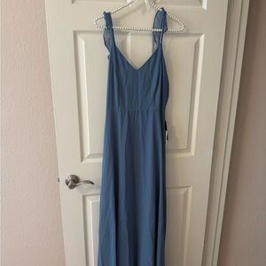 Lulu's Blue Maxi Dress